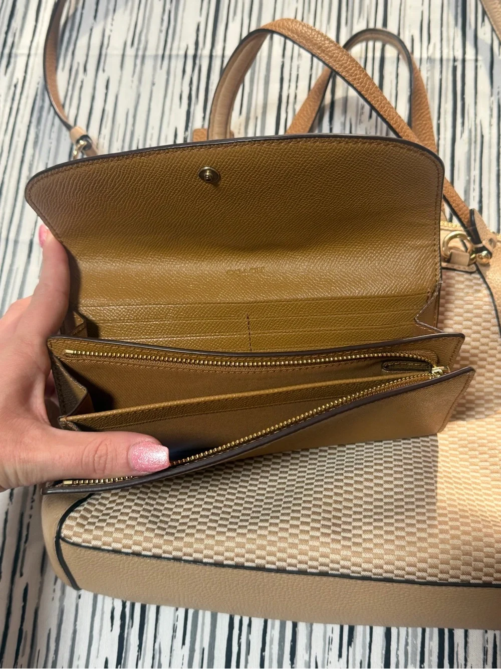 Coach satchel matching